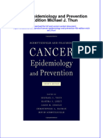 Download textbook Cancer Epidemiology And Prevention 4Th Edition Michael J Thun ebook all chapter pdf 