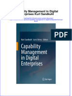 Textbook Capability Management in Digital Enterprises Kurt Sandkuhl Ebook All Chapter PDF