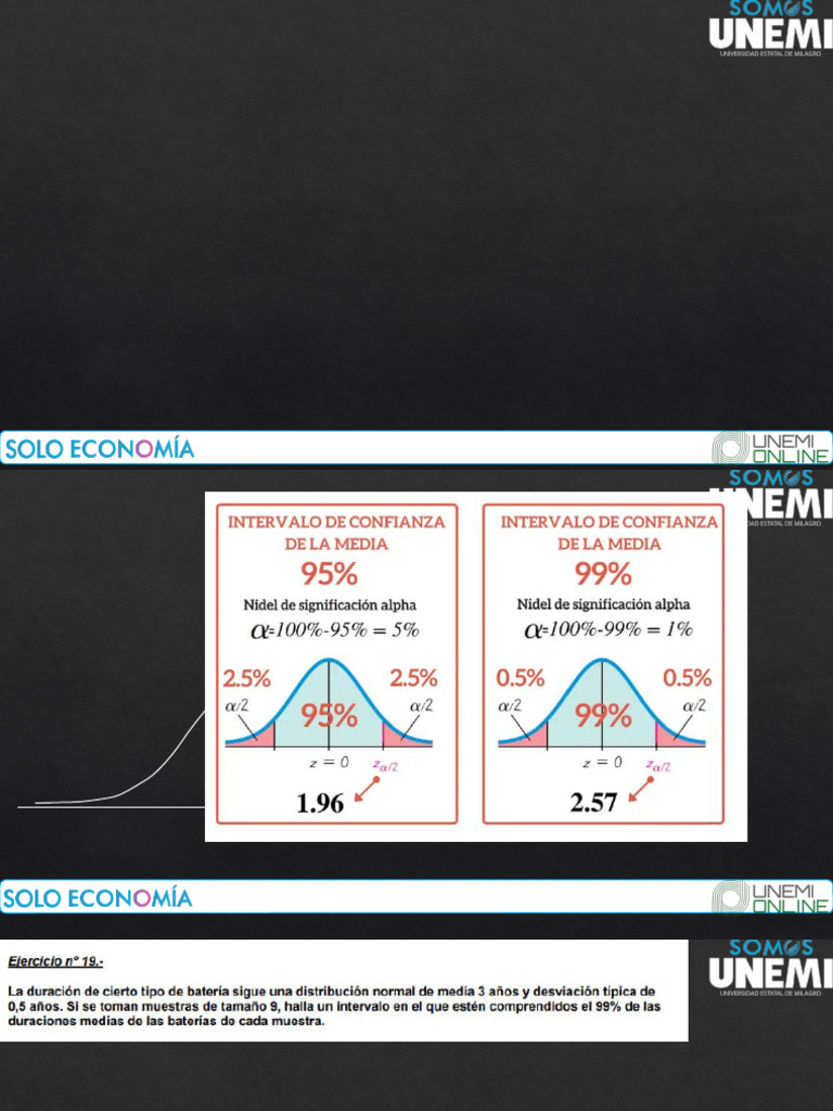 Problemas Intervalos de Confianza C2 - C3 - C1 - C4 | PDF