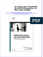 Textbook Building Data Centers With Vxlan BGP Evpn A Cisco NX Os Perspective 1St Edition Lukas Krattiger Ebook All Chapter PDF
