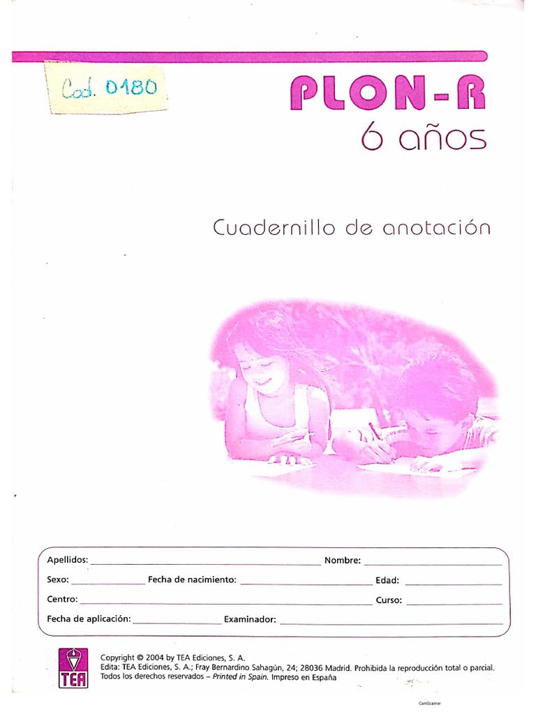 Plon 6 Años | PDF
