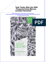 PDF British Think Tanks After The 2008 Global Financial Crisis Marcos Gonzalez Hernando Ebook Full Chapter