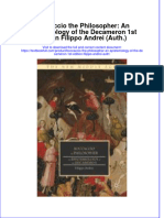 Textbook Boccaccio The Philosopher An Epistemology of The Decameron 1St Edition Filippo Andrei Auth Ebook All Chapter PDF