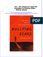 Textbook Bullying Scars The Impact On Adult Life and Relationships 1St Edition Ellen Walser Delara Ebook All Chapter PDF