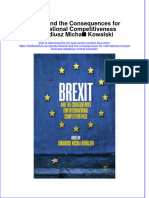 Textbook Brexit and The Consequences For International Competitiveness Arkadiusz Michal Kowalski Ebook All Chapter PDF