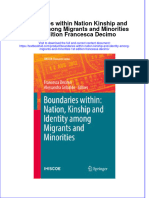 Textbook Boundaries Within Nation Kinship and Identity Among Migrants and Minorities 1St Edition Francesca Decimo Ebook All Chapter PDF