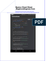 PDF C Basics Cheat Sheet WWW Begincodingnow Com Ebook Full Chapter