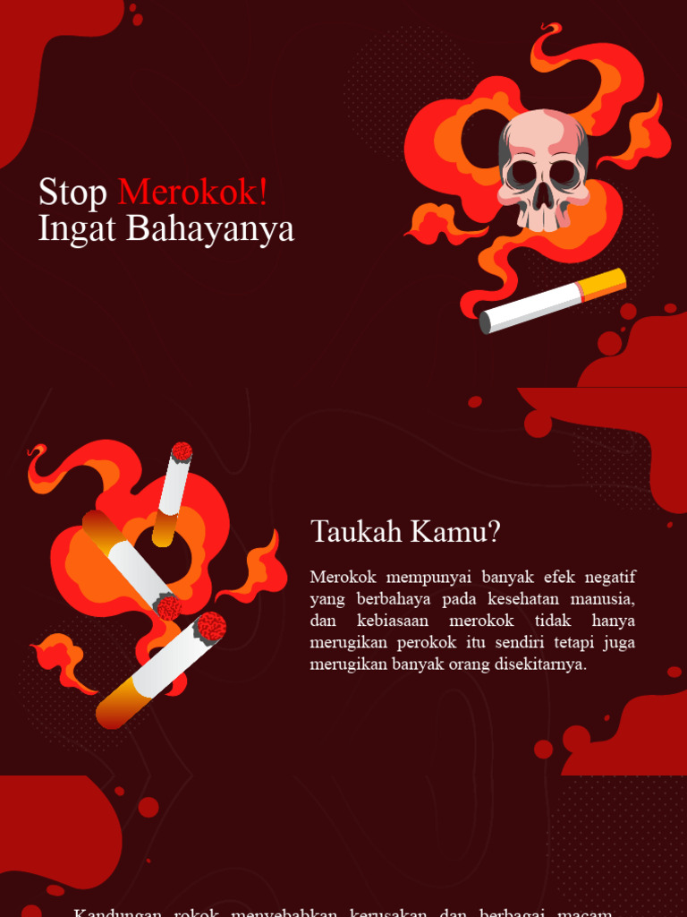 Bahaya Merokok dan Cara Berhenti | PDF | Pengembangan Diri | Kesehatan ...