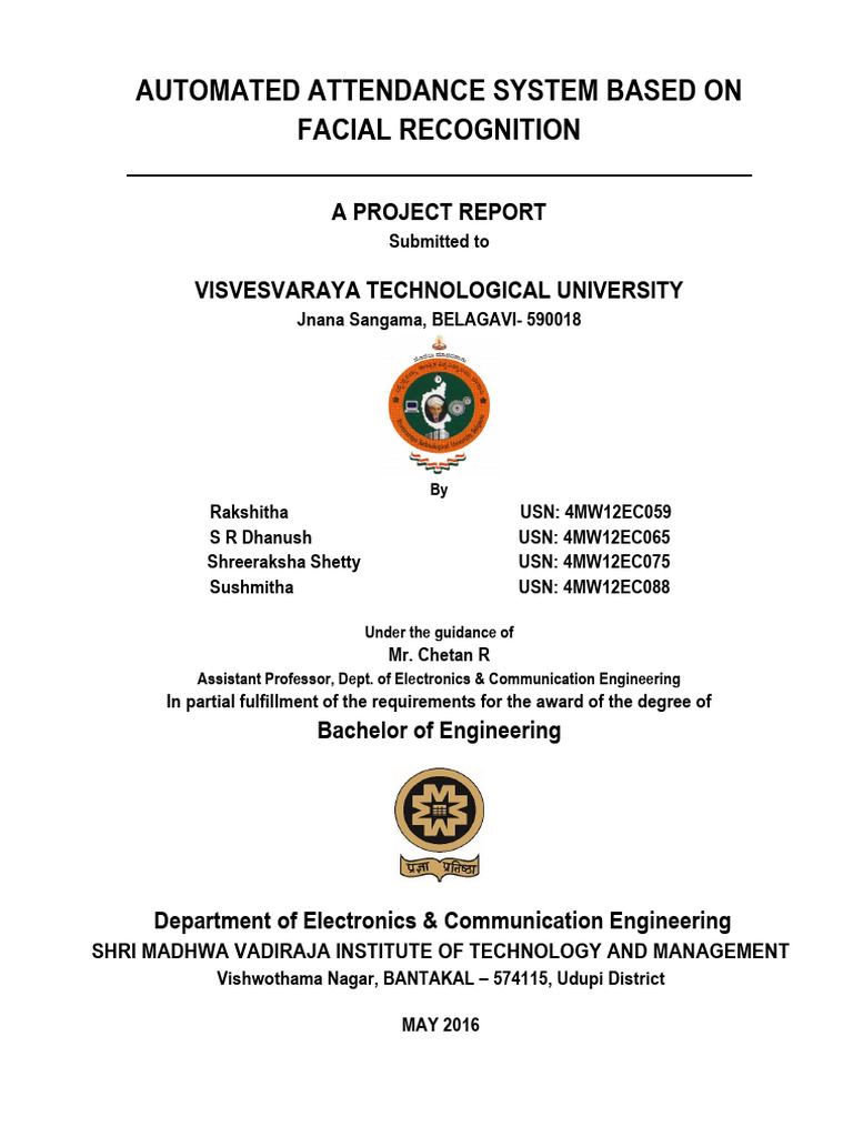 Automated Attendance System Based On Fac | PDF | Eigenvalues And ...