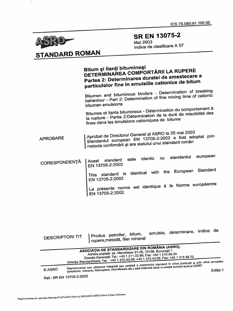 SR en 13075-2 | PDF