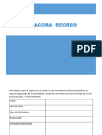 Una bitácora para el registro en el recreo es una herramienta útil para mantener un registro organizado de las actividades