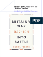 Textbook Britains War Into Battle 1937 1941 1St Edition Todman Ebook All Chapter PDF