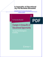 Download textbook Changes In Inequality Of Educational Opportunity Pia Nicoletta Blossfeld ebook all chapter pdf 