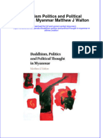 Textbook Buddhism Politics and Political Thought in Myanmar Matthew J Walton Ebook All Chapter PDF