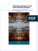 Textbook Building Information Systems in The Construction Industry Garrigos Ebook All Chapter PDF