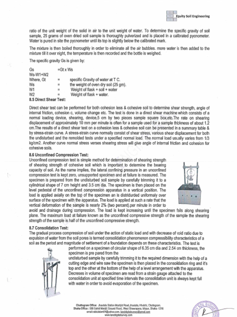 AFSL Godown Soil Test - Part - 4 | PDF