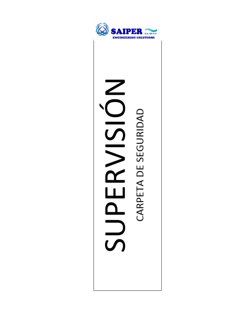 Carpeta de Seguridad y Supervisión | PDF | Tecnología
