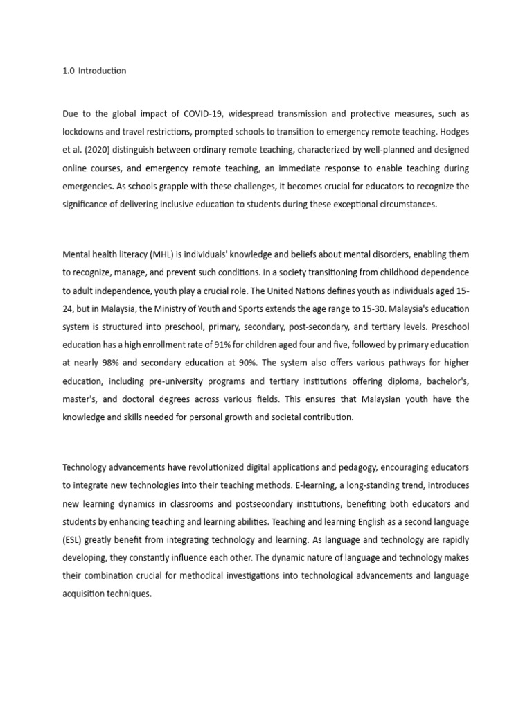 Challenges of Remote Teaching in Malaysia | PDF | Educational ...
