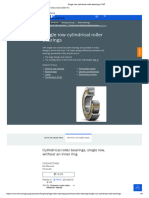 Single Row Cylindrical Roller Bearings - SKF RNU Type