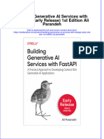 Full Chapter Building Generative Ai Services With Fastapi Early Release 1St Edition Ali Parandeh PDF