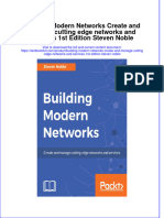 Download textbook Building Modern Networks Create And Manage Cutting Edge Networks And Services 1St Edition Steven Noble ebook all chapter pdf 