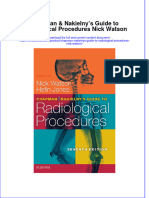 Textbook Chapman Nakielnys Guide To Radiological Procedures Nick Watson Ebook All Chapter PDF