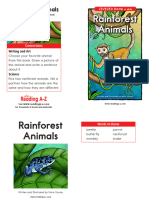 RAZ-AA 006-Rainforest Animals