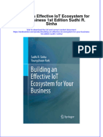 Download textbook Building An Effective Iot Ecosystem For Your Business 1St Edition Sudhi R Sinha ebook all chapter pdf 