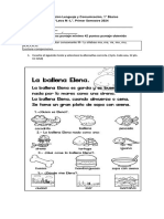 Evaluaciòn Lenguaje Primero