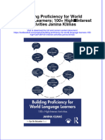 Download full chapter Building Proficiency For World Language Learners 100 High%E2%80%91Interest Activities Janina Klimas pdf docx