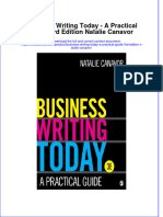 Download textbook Business Writing Today A Practical Guide 3Rd Edition Natalie Canavor ebook all chapter pdf 