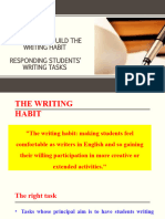 Teaching Writing-Responding Student's Writing Tasks