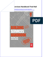 Download textbook Building Services Handbook Fred Hall ebook all chapter pdf 