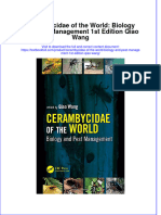 Textbook Cerambycidae of The World Biology and Pest Management 1St Edition Qiao Wang Ebook All Chapter PDF