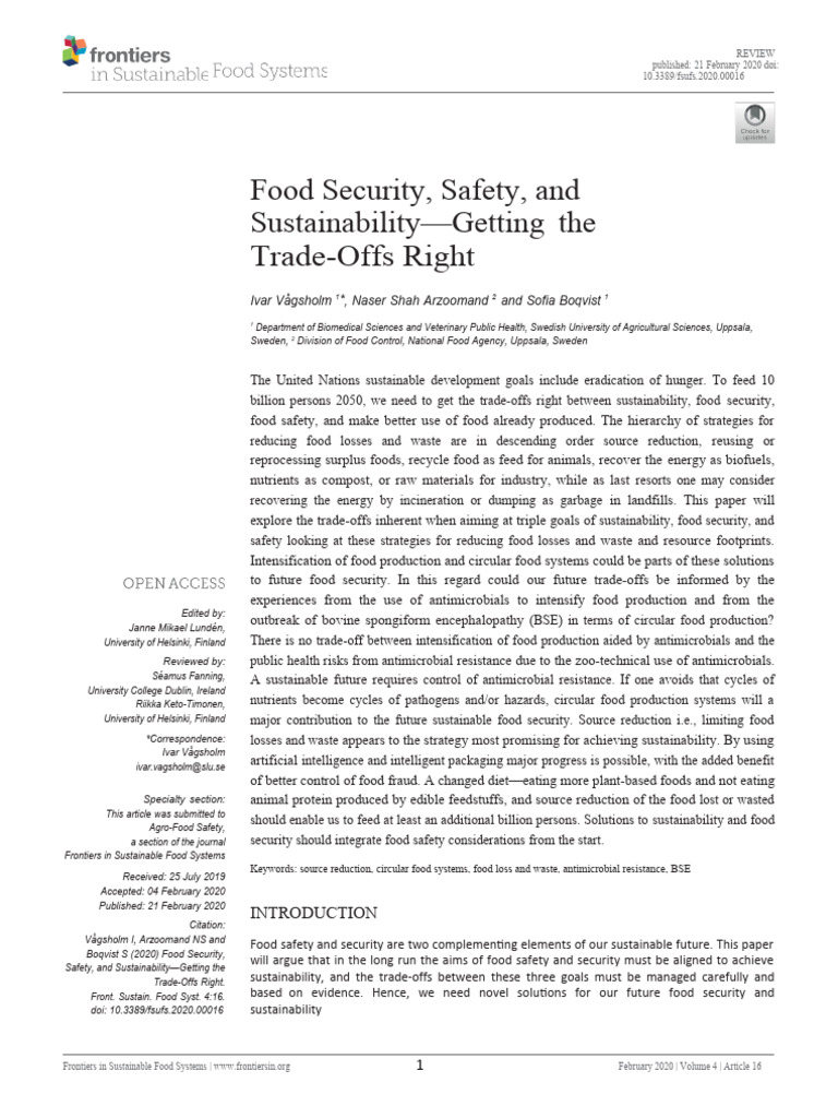 Seguridad Aliment Aria 1 Download Free Pdf Food Security Meat