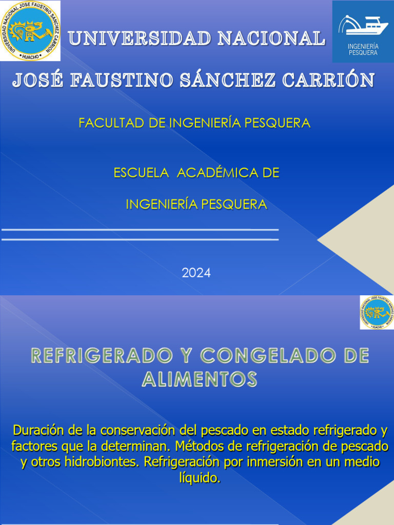 Sem 4. Refrig. Durac Estado Refrig Métodos Refrigeración | PDF | Agua ...