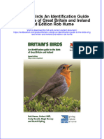 PDF Britain S Birds An Identification Guide To The Birds of Great Britain and Ireland 2Nd Edition Rob Hume Ebook Full Chapter