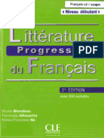 Litterature Progressive 2e Debutant