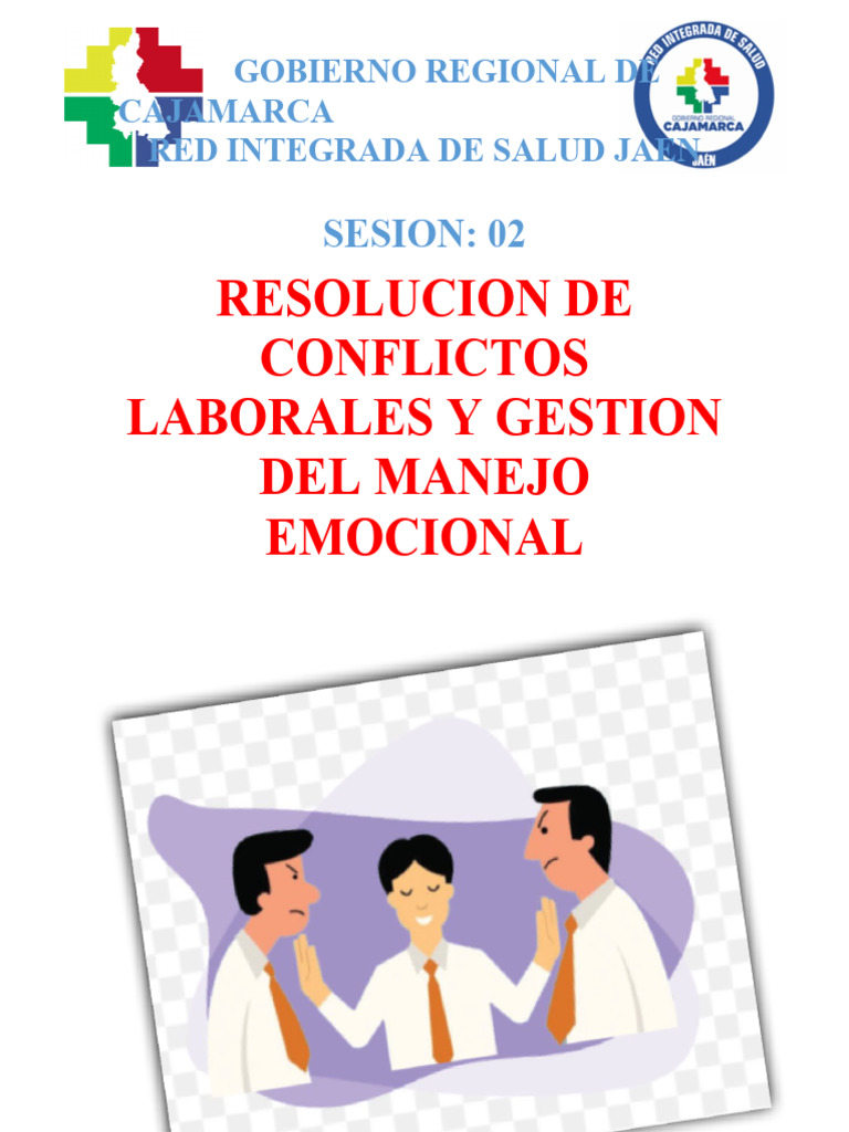 Resolución de Conflictos Laborales y Gestión Emocional | PDF ...