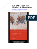 Textbook Byzantium at War Ad 600 1453 Essential Histories 1St Edition Haldon Ebook All Chapter PDF