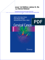 Textbook Cervical Cancer 1St Edition Jaime G de La Garza Salazar Ebook All Chapter PDF