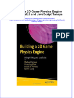 PDF Building A 2D Game Physics Engine Using Html5 and Javascript Tanaya Ebook Full Chapter