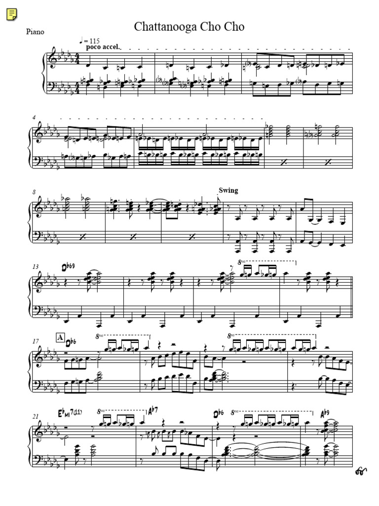 Chattanooga Choo Choo | PDF | Brass Instruments | Musical Instruments