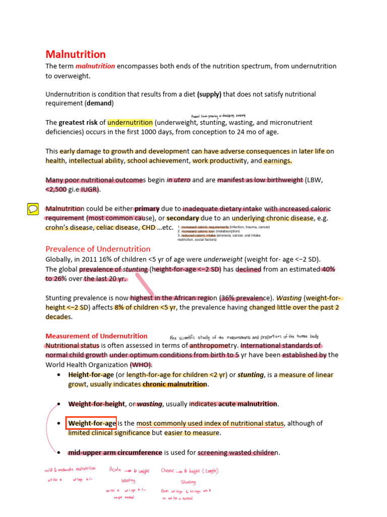 Malnutrition And Sam Pdf Malnutrition Medical Specialties
