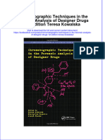 Textbook Chromatographic Techniques in The Forensic Analysis of Designer Drugs 1St Edition Teresa Kowalska Ebook All Chapter PDF