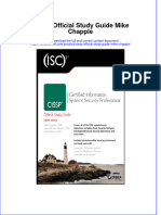 Textbook Cissp Official Study Guide Mike Chapple Ebook All Chapter PDF