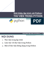 Thu Vien Trong Python