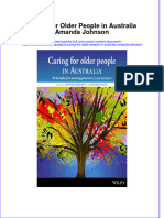 Textbook Caring For Older People in Australia Amanda Johnson Ebook All Chapter PDF