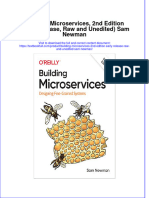 Download pdf Building Microservices 2Nd Edition Early Release Raw And Unedited Sam Newman ebook full chapter 