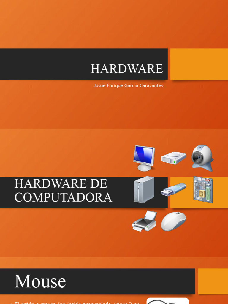 Componentes Esenciales de Hardware | PDF | Periférico | Hardware de la ...